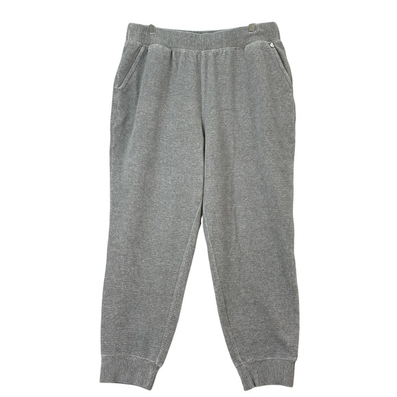Livi Active Pants - LIVI Active Gray Ribbed Sparkle Jogger Sweatpants Womens Sz 18/20 Comfort Lounge